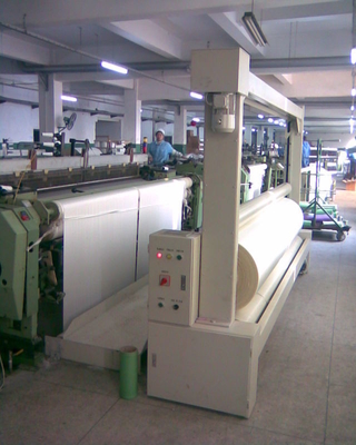 Customer Settings Winder Loom Winding Machine With Electric Press Roller Lifting